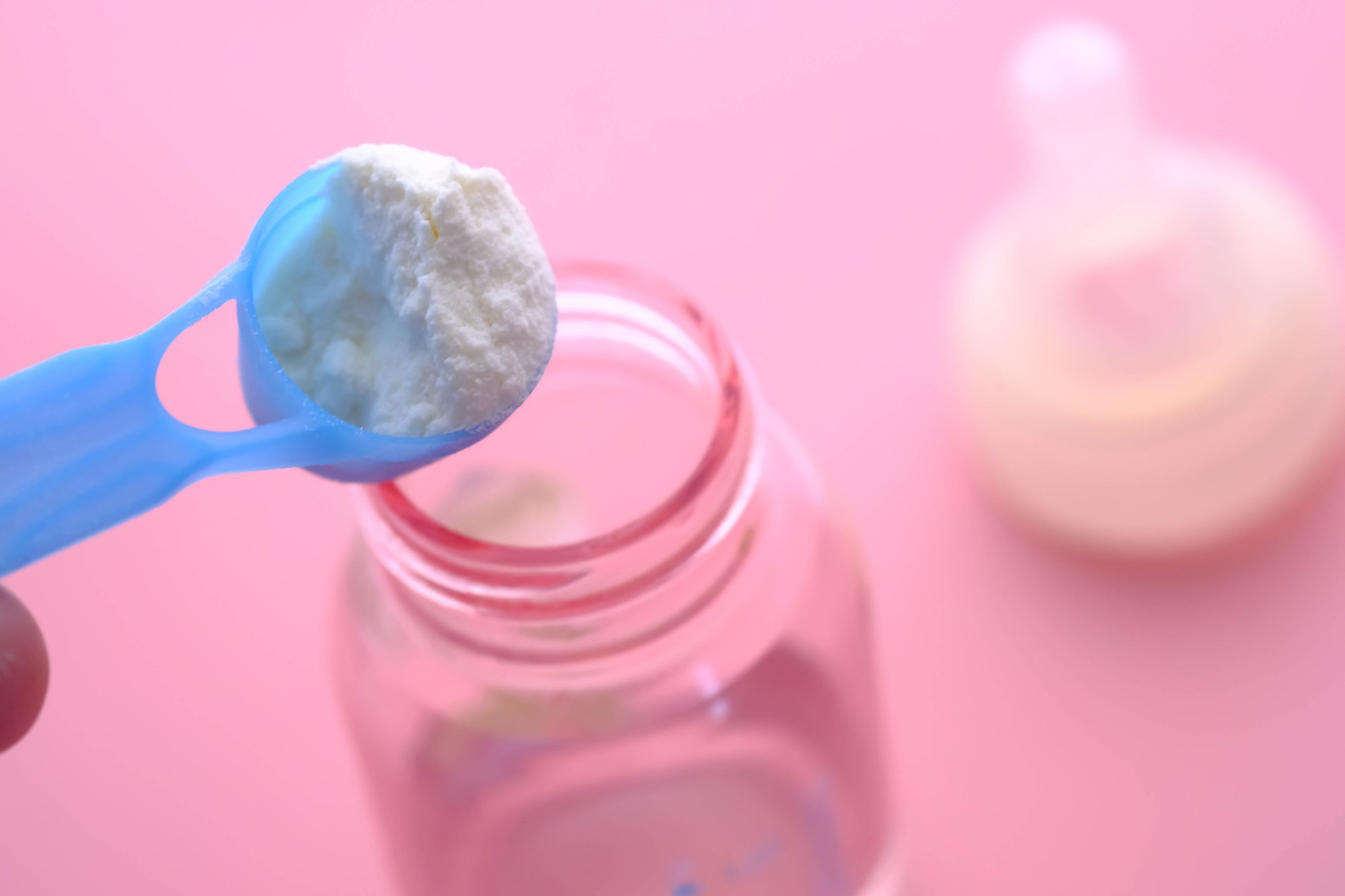 Measuring spoon of infant formula powder Measuring spoon of infant formula powder