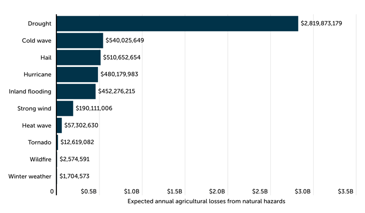 Chart1_Which Natural Hazards Cause the Most Agricultural Losses