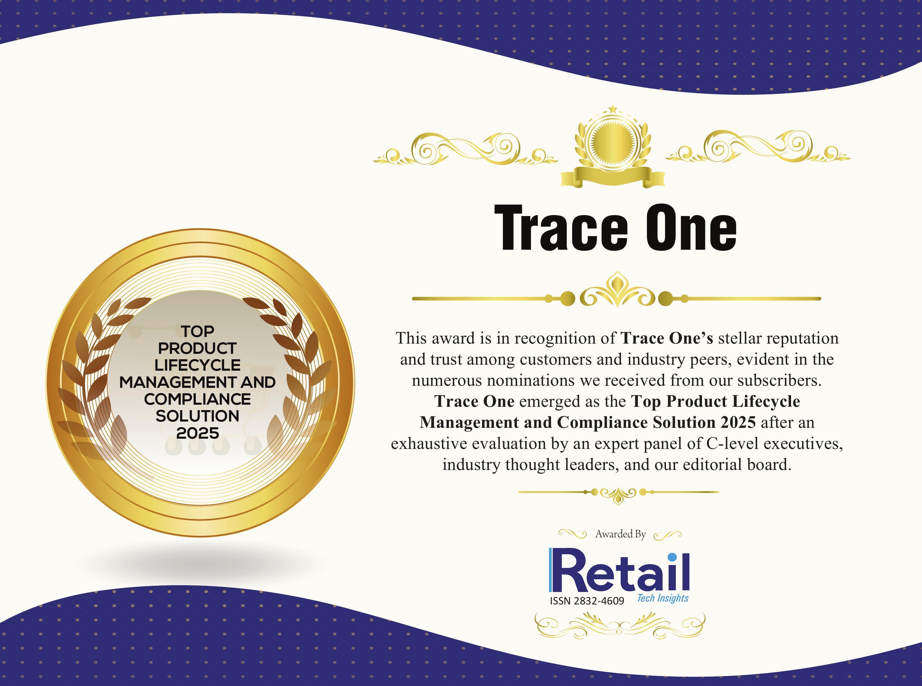 Trace One_Certificate_1