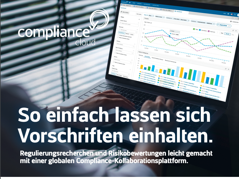 Weniger Stress bei der Einhaltung von Vorschriften - Bild: Person, die Diagramme auf einem Laptop überprüft