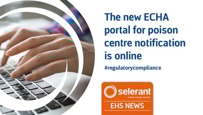 The new ECHA portal for poison centre notification is online