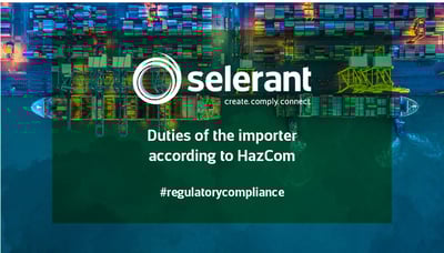 Duties of the importer according to HazCom