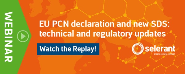 Watch the Replay - EU PCN declaration and new SDS: technical and regulatory updates