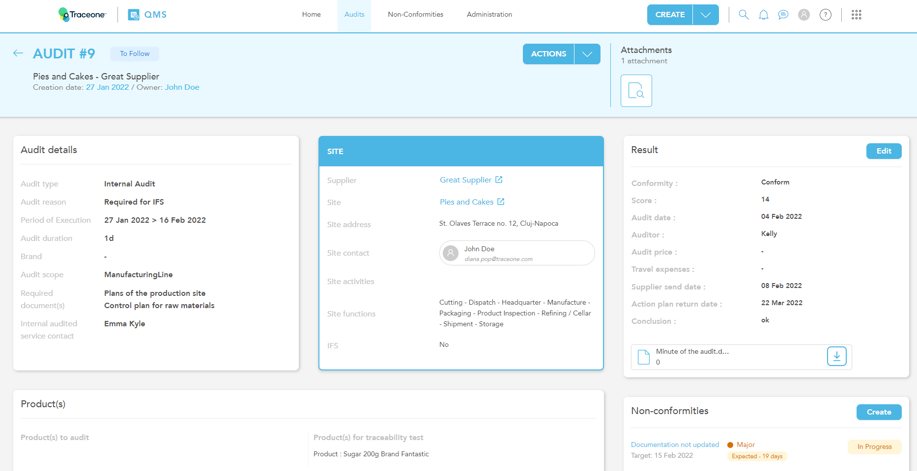Audit view - EN