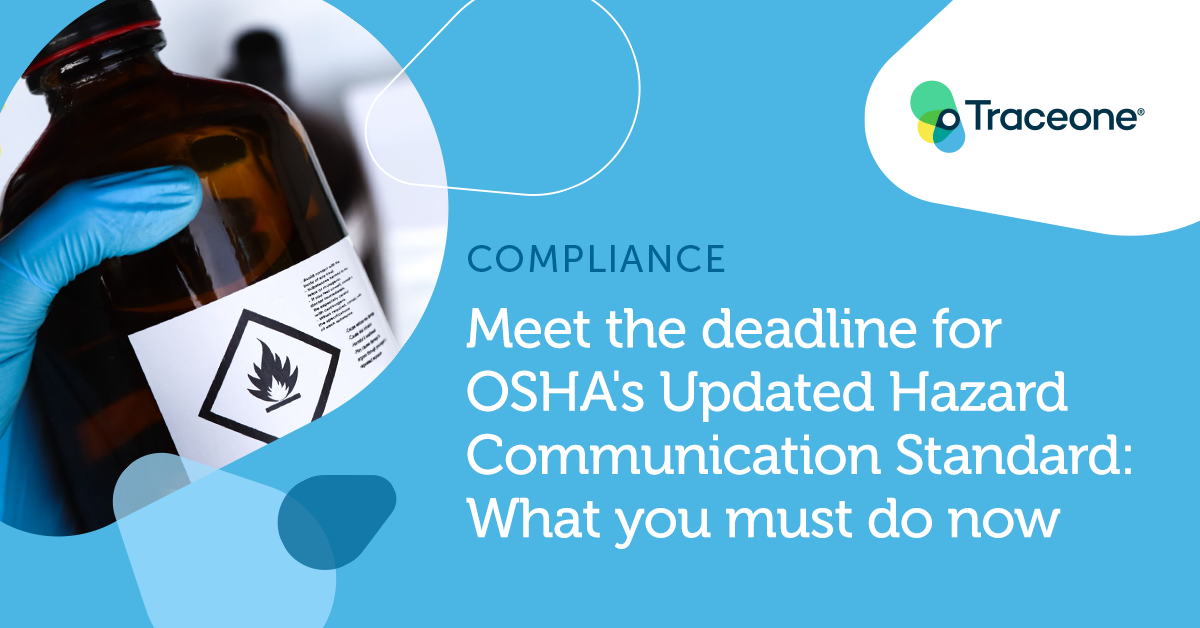 Meet the deadline for OSHA&rsquo;s Updated Hazard Communication Standard 